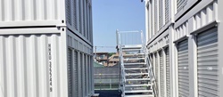 台東区の屋外型トランクルーム・ドットあ〜るコンテナ